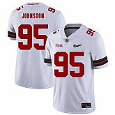 Ohio State Buckeyes 95 Cameron Johnston White Diamond Nike Logo College Football Jersey Dzhi,baseball caps,new era cap wholesale,wholesale hats